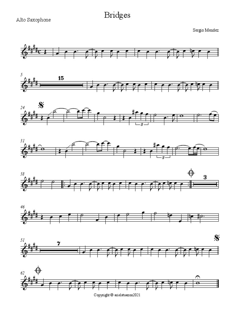 Bridges-Alto-Sax | PDF
