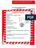 D5 A3 FICHA ARTE Decoramos Los Símbolos de La Patria