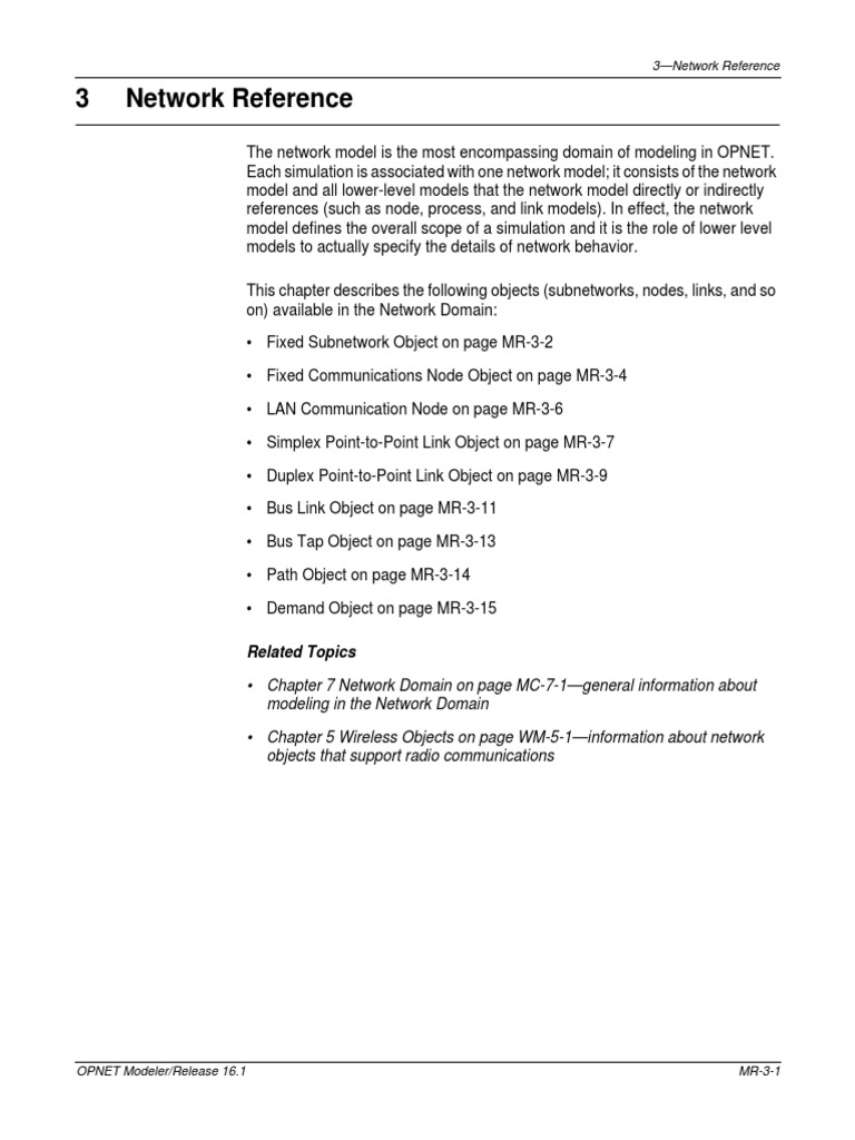 OPNET Network Model Overview | PDF | Network Topology | Computer Network
