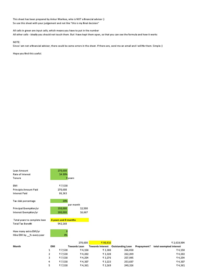 emi-prepayment-calculator-with-tax-benefits-pdf-interest-taxes