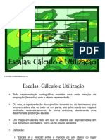 Carto - Aula03 - Escalas CÃ¡lculo e UtilizaÃ Ã o