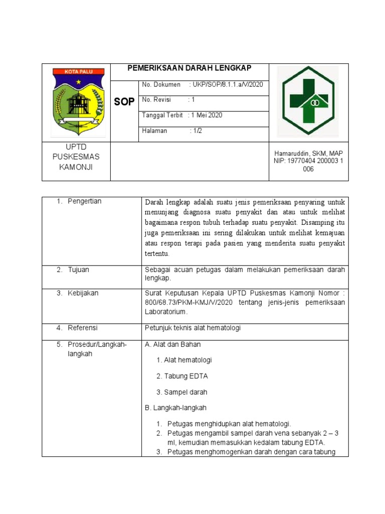 Pemeriksaan Darah Rutin | PDF