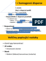 07-Složení Roztoků, Výpočet Koncentrace