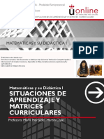 Situaciones de Aprendizaje y Matrices Curriculares Lomloe