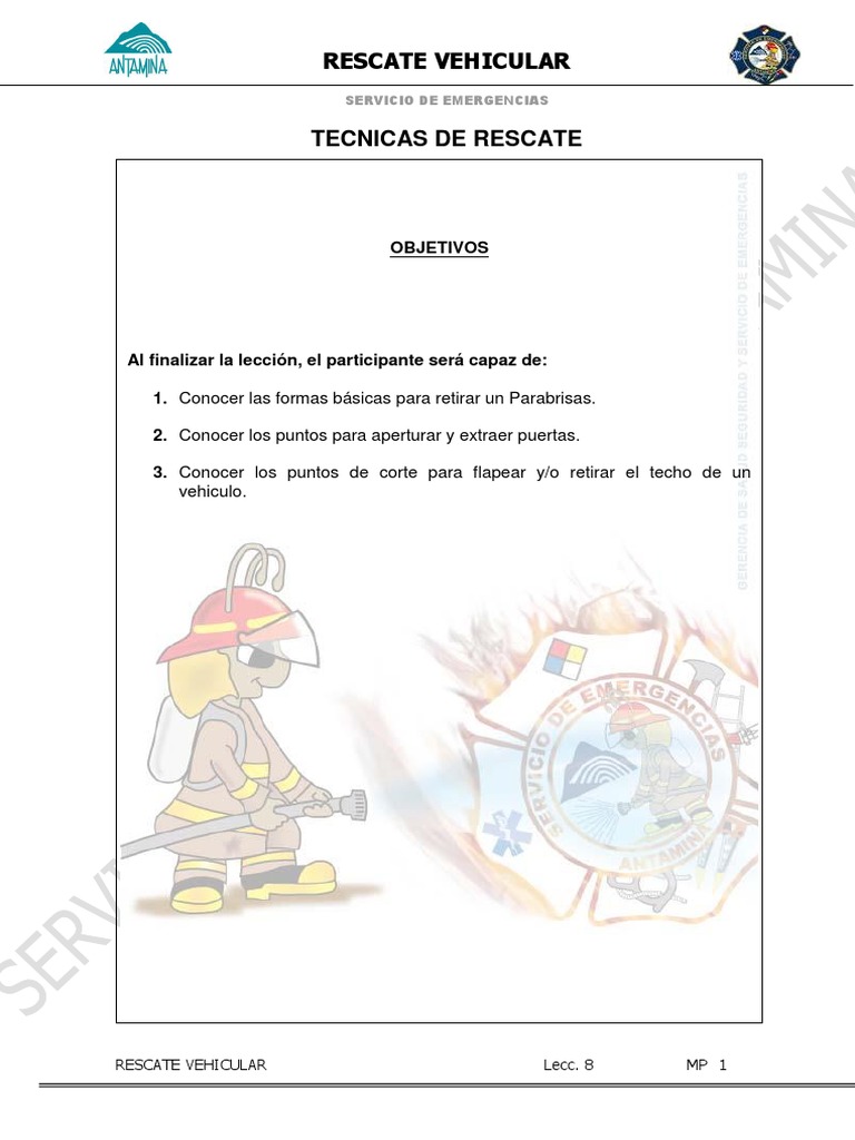 MP 08 Tecnicas de Rescate | PDF