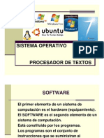 Sistemas Operativos y Word 2009