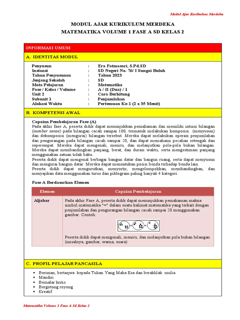 Bab 2 Ma Matematika Kls 2 Pdf