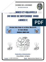 Antiennes Et Graduels Du Mois de Novembre