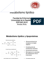 10 Metabolismo lipidico y lipoproteínas clase 10