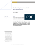 CLASSIFICAÇÃO DE PACIENTES PARA A REABILITAÇÃO BUCAL IMPLANTOSUPORTADA (Rogerio Velasco)