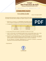 Comunicado 15 CSFA D 2023