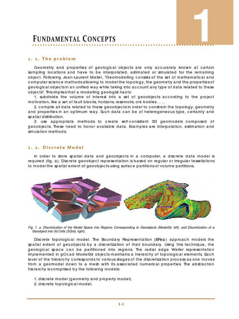 Manual Geologico Con Gocad Pdf Cartesian Coordinate System Computing