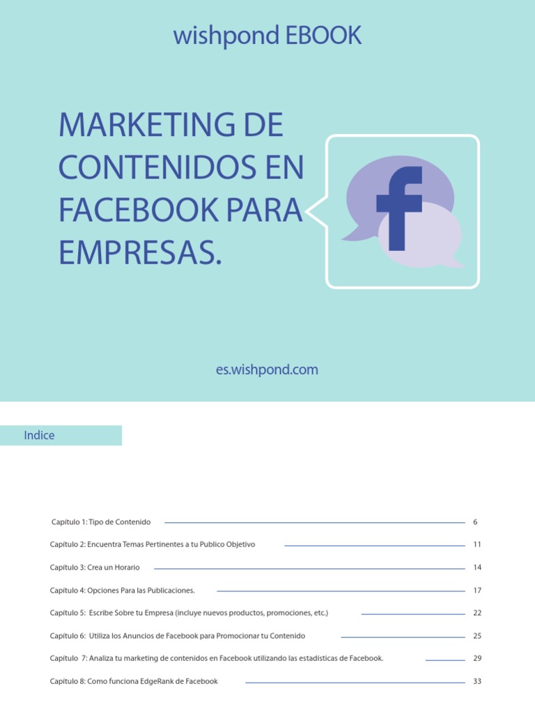 Marketing en Facebook para PYMES | PDF | Facebook | Marketing