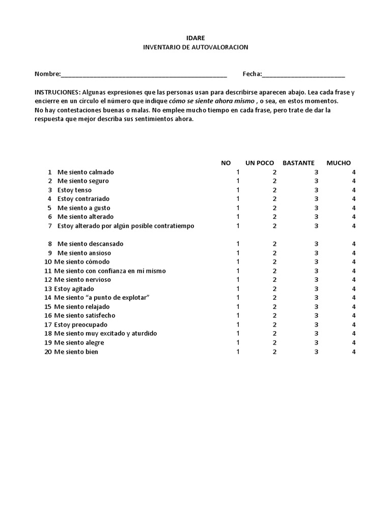 Prueba Idare | PDF