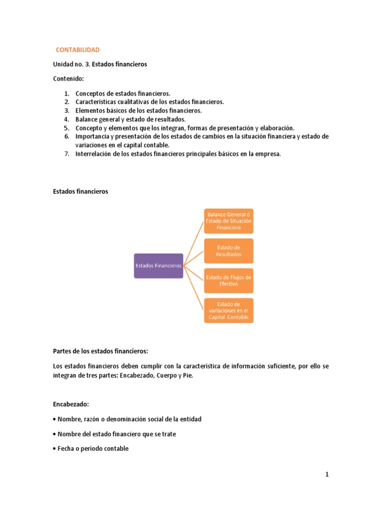 Interrelación de Estados Financieros | PDF | Contabilidad | Estado de ...