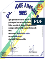 Certificado Destaques Alemão Borracheiro 2023