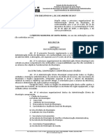 DE - 2017-01 - Estrutura Organizacional Da Prefeitura - Santa Maria - RS