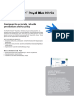 Micro Touch Royal Blue Nitrile - Pds - Ca
