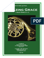 040b Sample Amazing Grace Concert Band Score and Parts PDF