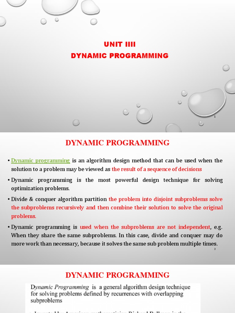 Dynamic Programming and Multistage Graph Both Approaches | PDF ...