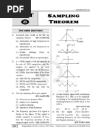 8 Sampling Theorem.