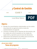 Costos y Control de Gestión