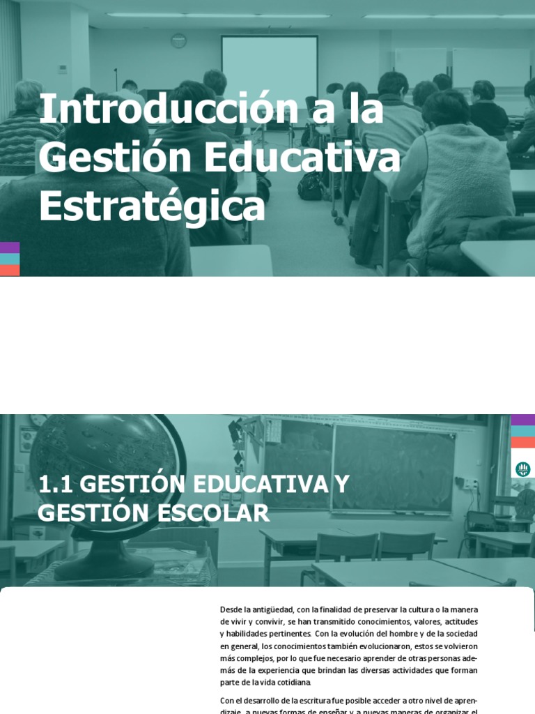 Gestion Educativa Estrategica | PDF | Planificación | Aprendizaje