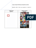 Manual para Descargar El App de Moodle para Dispositivos Moěviles