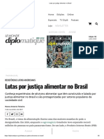 Lutas Por Justiça Alimentar No Brasil