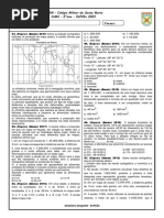 LISTA 04 - Aulas 01 Até 06 - EsPCEx - Cartografia