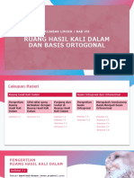 Bahan Tayang Bab VII Ruang Hasil Kali Dalam Dan Basis Ortogonal