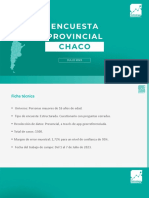 Encuesta Provincia Chaco Julio 2023