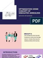 Optimization Using Concept of Simulated Annealing