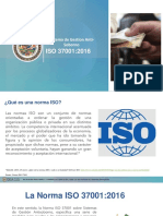 Sistema de Gestión Anti Soborno ISO37001 2016