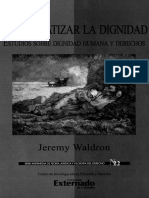 [Serie Intermedia de Teoría Jurídica y Filosofía Del Derecho 22] Jeremy Waldron - Democratizar La Dignidad. Estudios Sobre Dignidad Humana y Derechos (2019, Universidad Externado de Colombia) - l