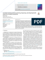 A Machine Learning Model For Predicting, Diagnosing, and Mitigating Health