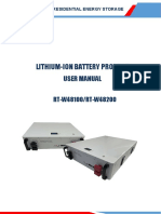 RT W48100 - RT W48200 Powerwall Lithium Ion Phosphate Battery User Manual - 20221109 - 2