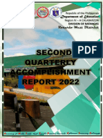 Second Quarterly Accomplishment Report 2022