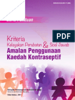 13 GP Kriteria Kelayakan Perubatan Soal Jawab Amalan Penggunaan Kaedah Kontraseptif 2017