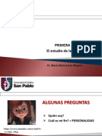 Primera Unidad El Estudio de La Personalidad