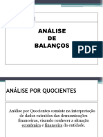 Aula de Analise Das Demonstrações Financeiras