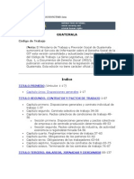 Guatemala: Código de Trabajo