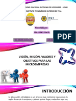 Visión Misión Valores Objetivos