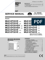 Mitsubishi Electric MUZ-EF SERVICE MANUAL ENG