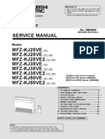 Mitsubishi Electric MFZ-KJ VE2 Service Manual Eng