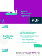 Slides Versão PDF - Trilha Do MEI Alimentos Seguros