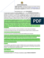 Os Documentos Da Letra "D" A "M" Devem Ser Inseridos No Campo "DEMAIS DOCUMENTOS"