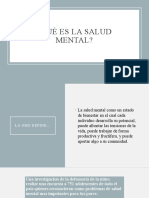 Qué Es La Salud Mental