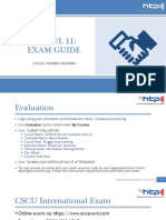 CSCUv2 Module 11 Exam Guide