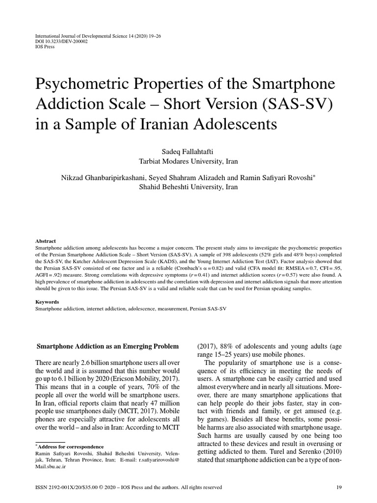 Iran pdf factor analysis statistics